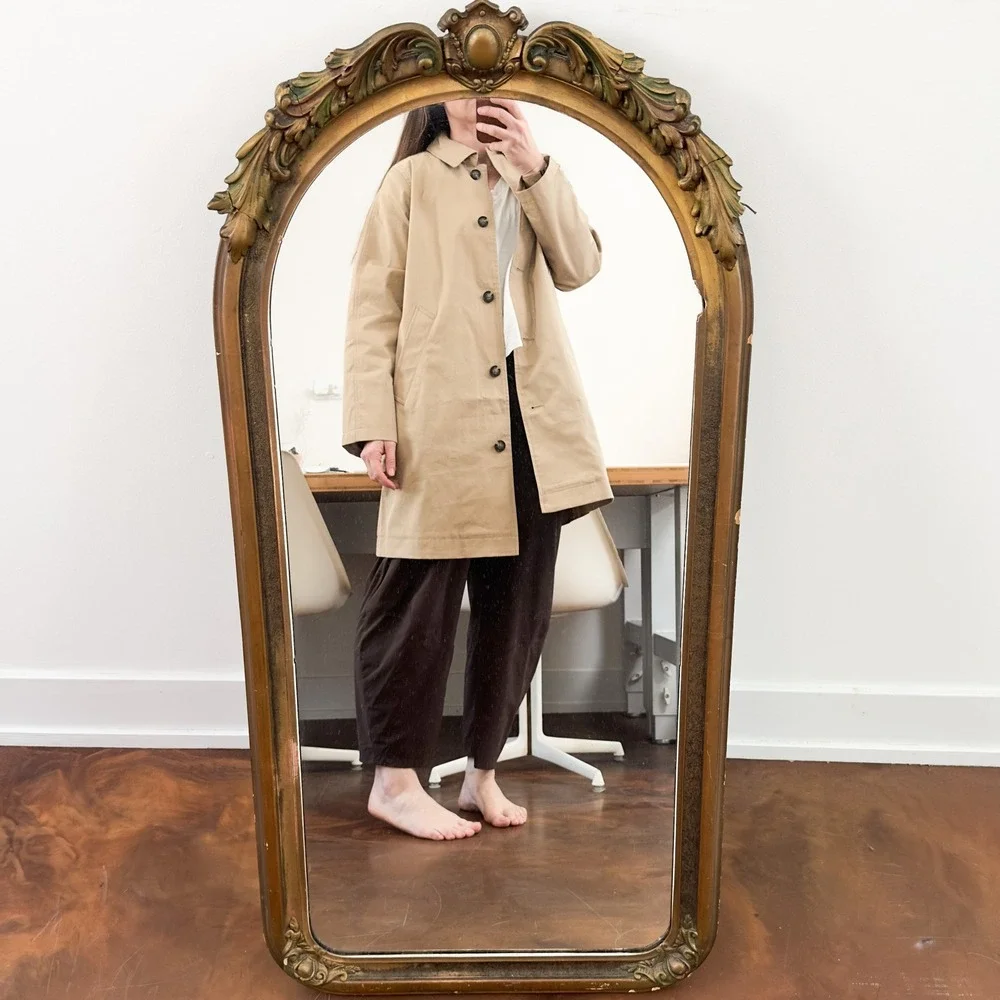 NWT Everlane The Mac Coat‎ Cornstalk Organic Cotton - L - Picture 7 of 7